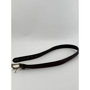 Ariat Mens Brown Full Grain Leather Western Belt Brass Buckle 32 10007054